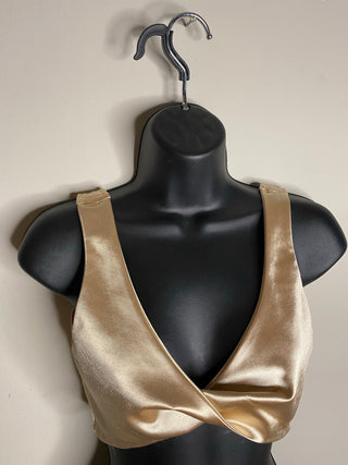 The Goldie Twisted Crop Top - Krush Boutique